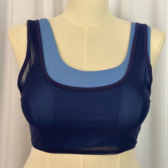 Fabletics Blue Sports Bra - Picture 3 of 12